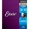 Compra ELIXIR JUEGO ACÚSTICA POLYWEB XL 10-47 al mejor precio