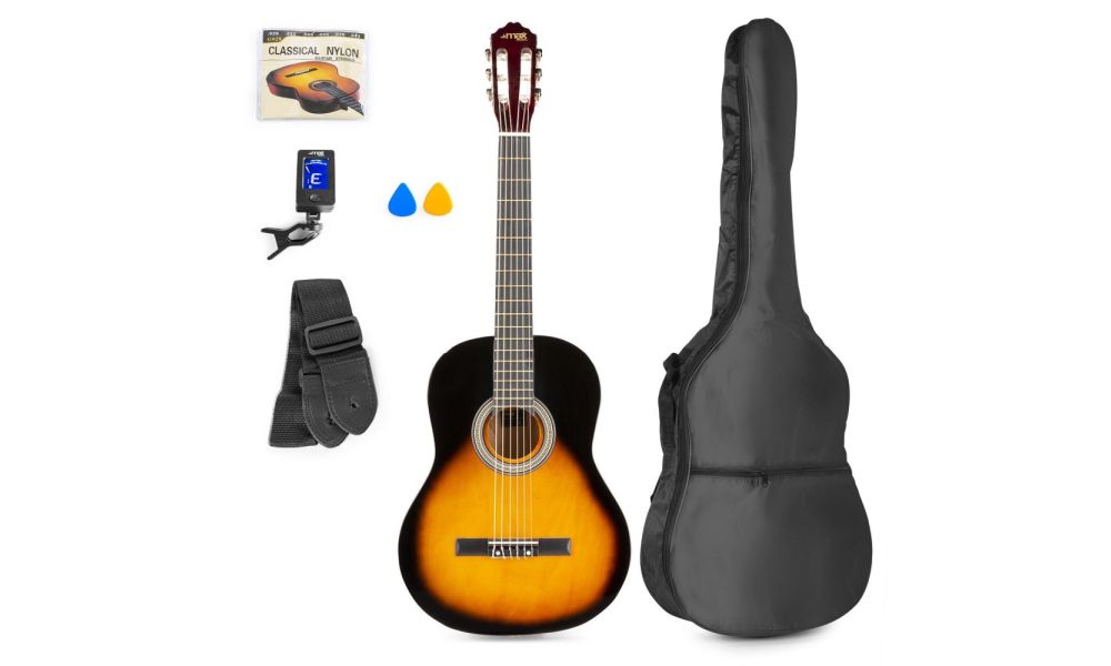 costo Pegajoso Mirar atrás ⚡ Max Soloart Conjunto Guitarra Clásica Sunburst