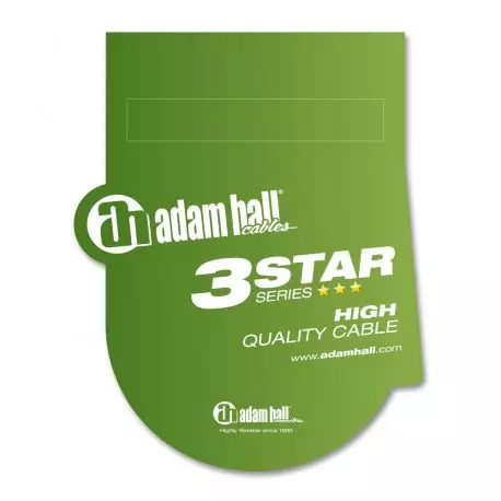 Compra Adam Hall cable xlr macho a jack 6.3 mono 3m 3 star al mejor precio
