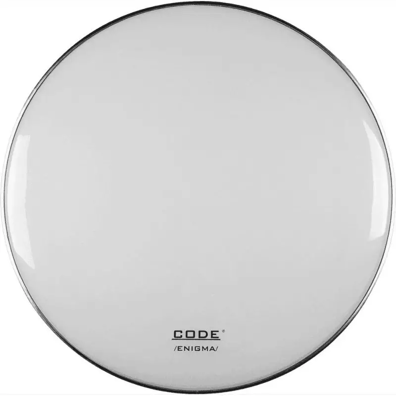 Parche Bombo Code Resonante 16 Enigma Blanco