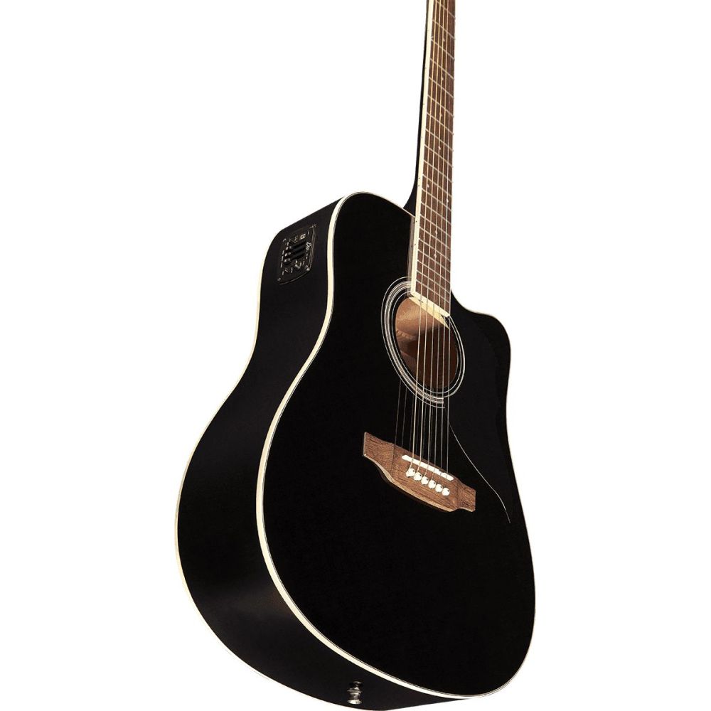 Eko Ranger Vi Eq Dreadnought Cutaway Negra