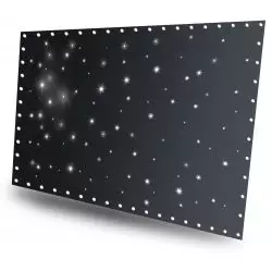 Beamz cortina de estrellas led96 blanco frio 3x 2m con controlador