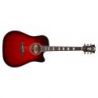 D&#039;angelico Premier Bowery Trans Black Cherry Burst