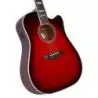 D&#039;angelico Premier Bowery Trans Black Cherry Burst