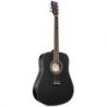 Sx Sd104 Guitarra Acústica Negra