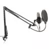 Compra vonyx conjunto estudio / micro de condensor con soporte y paravientos al mejor precio