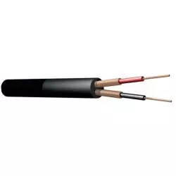 PD Connex cable apantallado 2 conductores, 6.5mm, negro, 100m alta calidad