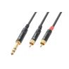 Compra PD CONNEX Cable 6.3 Stereo- 2 RCA Male 1.5m al mejor precio
