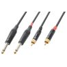 Compra PD CONNEX Cable 2xJack 6.3 Mono - 2xRCA Macho 1.5m al mejor precio