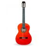 Prudencio Sáez 1-FP 22 Roja Brillo Ciprés Guitarra Flamenca