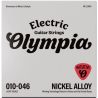 Olympia Initiative Electric Guitar Strings, Nickel Alloy, 010-046