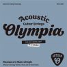 Olympia Artisan Acoustic Guitar Coated Strings, 80/20 Brz, 012-053