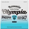 Olympia Explore Acoustic Guitar Strings, Phosphor Brz, 010-047