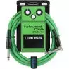 Boss BIC-10A Green Cable Jack-Jack 3m recto codo