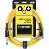Boss BIC-10A Yellow Cable Jack-Jack 3m recto codo