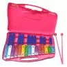 Alysee MT25-C-PK Rosa Metalófono infantil 25 notas de colores
