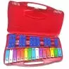 Alysee MT25-C-RD Rojo Metalófono infantil 25 notas de colores