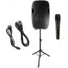 Lexsen SONIC 15A Bluetooth 200W Altavoz con Soporte y Micrófono