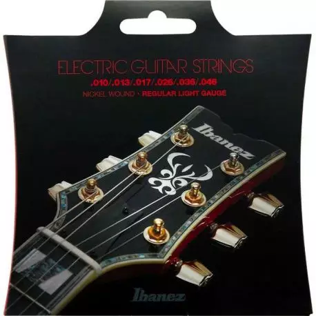 Ibanez iegs61 - Juego de 6 cuerdas Nickel Wound para eléctrica - calibre 010-.046