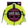 Compra ERNIEBALL INSTRUMENTOS TRENZADO JACK-JACK SA 25,4 cm - Amarillo / Neón al mejor precio