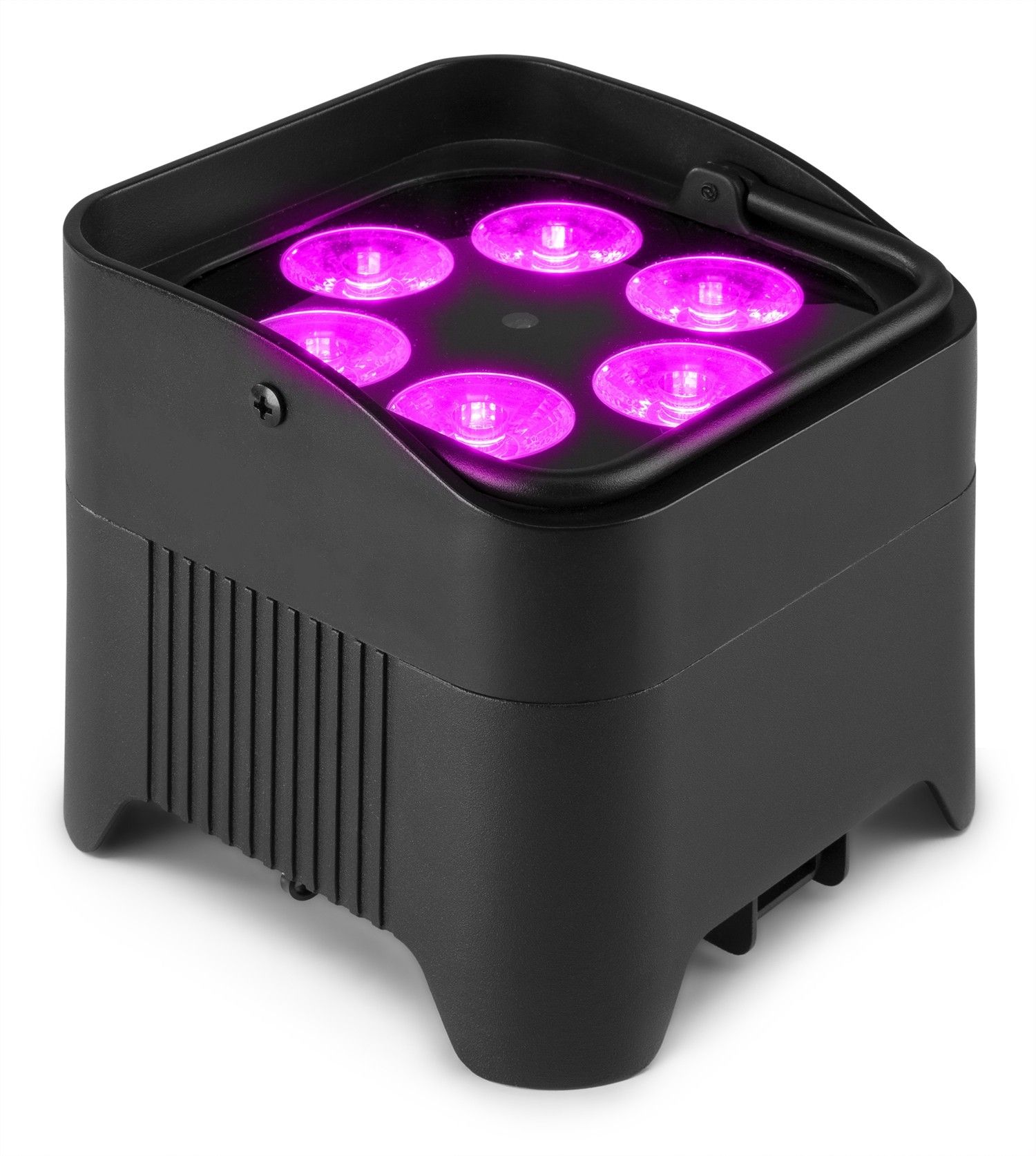 BeamZ BBP96S Akku LED Strahler 6er Set – RGBAW-UV, 9h Laufzeit, DMX-steuerbar, Inkl. Tragetasche