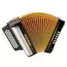 Hohner CORONA III GCF Negro Acordeon