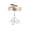 LP LP257B Timbales Tito Puente Solid Brass 14&quot;/15&quot;