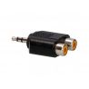 ADAPTADOR 2 RCA H A JACK 2.5 M STEREO