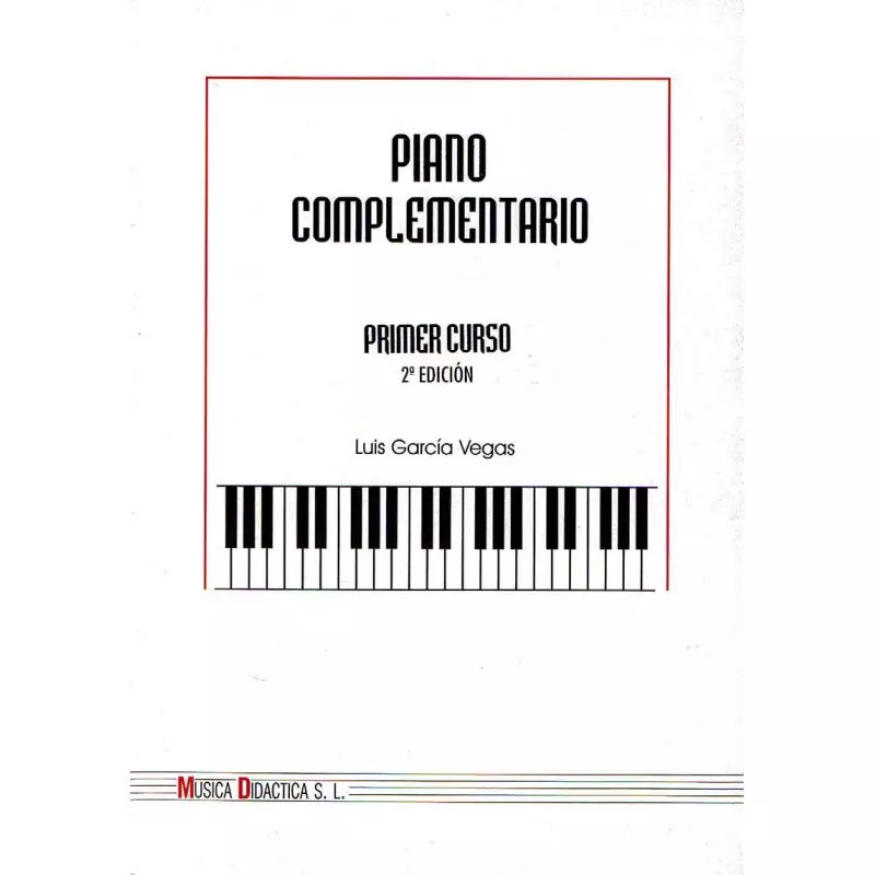 Garcia Vega - Piano Complementario 1º para Piano
